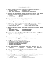 Mampu memberikan kesan dengan bentuk dusel adalah sebuah sistem menggambar yang menentukan gelanya atau terangnya di setiap objek. Sg Sbk Smp 8 1 Soal