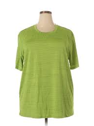 Details About Bcg Women Green Active T Shirt 2x Plus