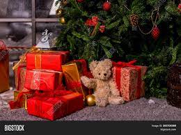 Christmas tree, gift, bells, ginger bread. Gifts Under Christmas Image Photo Free Trial Bigstock