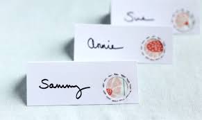 To let guests know which is their designated seat at a table. Diy Place Cards Make Embroidered Place Cards Craftsy Craftsy