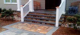 Check out the tutorial here. Vwvortex Com New Front Porch And Sidewalk Ideas Patio Steps Porch Steps Front Porch Steps