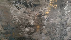 Farbfeld Auf Wand Spachteltechnik Mit Dispersionsfarbe Und Silber Gold Spachteltechnik Kreative Wandgestaltung Innenfarbe