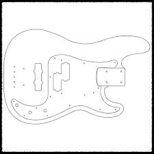 Precision jazz bass wiring diagram. Precision Bass Guitar Routing Templates Faction Guitars