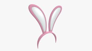 Royalty free 3d model bunny ears for download as max, obj, and fbx on turbosquid: Bunny Ears Headband 04 3d Cgtrader