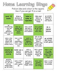 Home Learning Activities Bingo Ages 4 11 Freebie Homework Home School Holiday Project Home Learning Learning Activities Activity Bingo