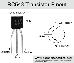 Bc 548 Transistor Transistors Electronic Schematics Electronics Components