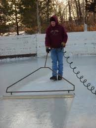 We'll help you every step of the way to ensure that you have the backyard ice rink of your dreams. Grooming The Rink With His Homemade Zamboni Backyard Hockey Rink Backyard Ice Rink Outdoor Ice Skating