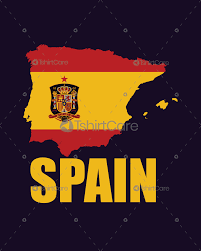 Current flag of spain with a history of the flag and information about spain country. Spain Map Flag T Shirt Design Spanish Flag Tee Shirt Top For Men S Women S Tshirtcare