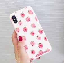 Kate spade strawberry phone case. Little Strawberry Phone Case For Iphone6 6s 6plus 7 7plus8 8plus X Xs Xr Xsmax Kawaii Phone Case Geometric Iphone Case Cute Phone Cases
