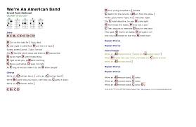 Ultimate tabs and chords for guitar. We Re An American Band Grand Funk Railroad Http Myuke Ca Ukulele Music Ukulele Chords Songs Ukulele Songs