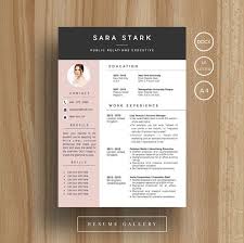 Creative Resume Template Cv Template Cover Letter For Ms Word Iwork Creative Resume Templates Curriculum Vitae Template Free Cv Design Creative