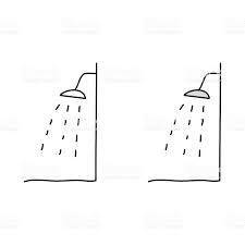 Cartoon Drawing Of A Shower Head Free Vector Art Stock Illustration Cartoon Drawings
