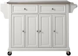 Maybe you would like to learn more about one of these? Crosley Furniture Full Size Kitchen Cart With Stainless Steel Top White Buy Online In Burkina Faso At Burkinafaso Desertcart Com Productid 54942618