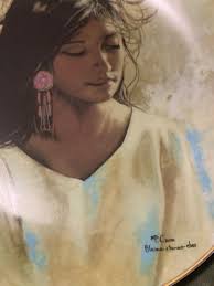 Spring's Quiet Moment By Penni Anne Cross Native American Indian Plate