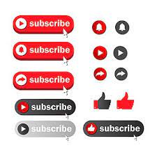 Youtube Subscribe Button Set With Like Share Bell Icons Youtube Subscribe Subscribe Button Png And Vector With Transparent Background For Free Download Social Media Icons Youtube Logo Icon