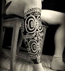 Vigorosos Tatuajes Maories En La Pierna Tipo Tribal Tatuajes en la pierna para hombres de animales. vigorosos tatuajes maories en la pierna