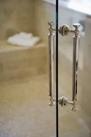 K 705768 Pinstripe Pivot Shower Door Handle Kohler In 2020 Shower Door Handles Door Handles Shower Doors
