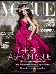 Deepika Padukone On The Cover Of Vogue Vogue India Vogue Magazine Covers Vogue Covers