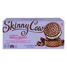 The calories that is present in an ice cream bar of one bar serving of 46 grams totals up to 150 calories. Save On Skinny Cow Ice Cream Sandwiches Vanilla Chocolate Low Fat 6 Ct Order Online Delivery Stop Shop