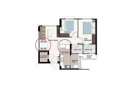 Hi everyone, i am not a designer or a contractor just excited to share with you about my new two room bto flat.small space but with good ideas should be fantastic! How To Plan Your 3 Room Hdb Flat S Layout 5 Practical Ideas Qanvast