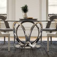 Shepler Dining Table In 2020 Dining Table Glass Round Dining Table Dining Interior