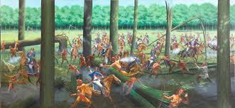 Regiment De Karrer 1744 Battle Of Fallen Timbers War Art Battle