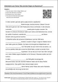 Arbeitsblatt Mit Luckentext Zum Thema Was Sind Die Folgen Von Rassismus In 2020 Arbeitsblatter Unterricht Schule Arbeit