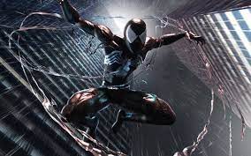 Wallpaper Venom Spider Man Black Artwork Marvel Artwork Spectacular Spider Man Superhero Comic