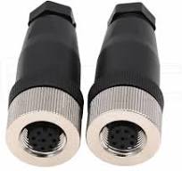 Amazon.com: Eonvic M12 8 Pin Female Connector, 12mm A Code ...