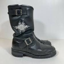 4.7 out of 5 stars. Genuine Harley Davidson Logger Conductor Leather Motorcycle Biker Boots Mens 12 For Sale Online Ebay