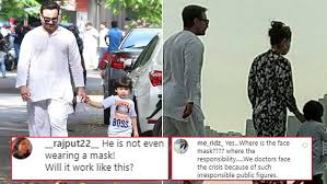 Netizens Slam Saif Ali Khan For Not Wearing Mask As He Steps Out With Kareena Kapoor And Taimur For Walk Around Marine Drive Faleemi wireless security camera, wifi pet camera, nanny cams wireless with cell phone app, home surveillance hd ip camera with 2 way audio, night vision, motion detection for office/dog/baby. netizens slam saif ali khan for not