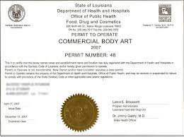 Requires a tattoo artist license. Tattoo Licensing In The Usa Some About Tattoos Tattooimages Biz
