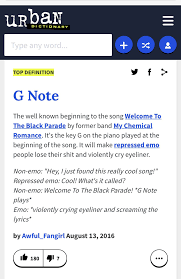 Wtf Urban Dictionary But I Can T Lie It S So True Emo Band Memes My Chemical Romance Emo