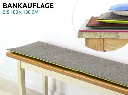 Bankauflage Aus Filz Nach Mass Individuell Bis180x180cm Bankauflage Bank Haus Deko
