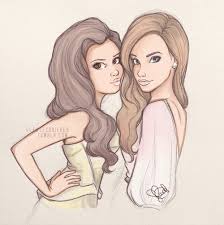 Tumblr Drawings Of Friends Best Friend Drawings Bff Drawings