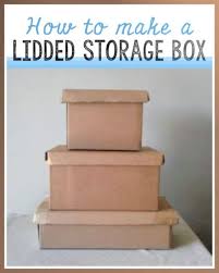 Maybe you would like to learn more about one of these? Diy How To Make A Lidded Storage Box With Cardboard Boxes