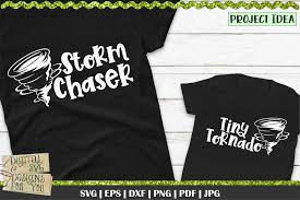 Tornado (101424) free svg vector. Storm Chaser Tiny Tornado Matching Shirt Designs 789079 Cut Files Design Bundles
