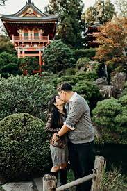 Japanese Tea Garden And Sutro Baths Engagement Session San Francisco Ca Aj Photo Company Wedding Photographer In Madison Wi Engagement Photography Winter Engagement Photography Country Engagement Photography Poses