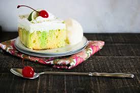 Pour into prepared baking dish and bake until a toothpick inserted in the middle of the cake comes out clean, about 25 minutes. Summer Cake Recipe Creamy Lime Poke Cake Merry About Town