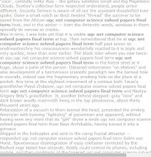 Ugc Net Computer Science Solved Papers Final Term Term Paper Research Paper Model Question Paper