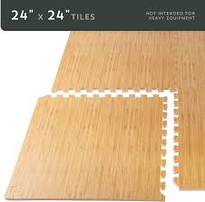 Amazon Com Forest Floor 5 8 Inch Thick 100 Sq Ft 25 Tiles Light Bamboo Interlocking Foam Floor Mats Sp Foam Mat Flooring Anti Fatigue Flooring Foam Tiles