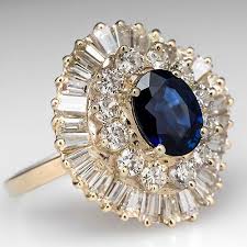 Gemstone And Cocktail Rings Sapphire Engagement Ring Blue Sapphire Cocktail Ring Sapphire Jewelry