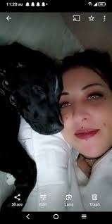 I'm sorry to say I found a black pit with white