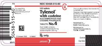 Tylenol With Codeine Fda Prescribing Information Side Effects And Uses