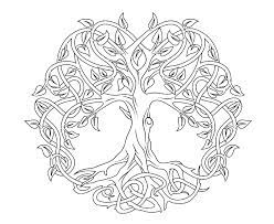 I designed this free download… Tree Coloring Pages For Adults