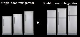 single door refrigerator vs double door refrigerator