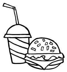 Free printable hamburger coloring pages for kids! Online Coloring Pages Coloring Page Hamburger Hamburger Coloring Pages For Kids