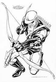 John Byrne Draws Green Arrow A Series Of Commissions By John Green Arrow John Byrne Superhero Coloring Pages