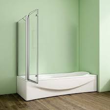 Duschabtrennung Badewannenaufsatz 70x90x140cm Eck Duschwand Badewanne 2 Tlg Faltwand Badewannenfaltwand Mit Seitewand 6mm Nano Duschabtrennung Dusche Duschwand