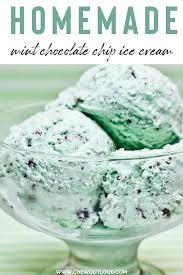 Homemade Mint Chocolate Chip Ice Cream Chew Out Loud Recipe Homemade Mint Chocolate Chip Ice Cream Mint Chocolate Chips Mint Chocolate